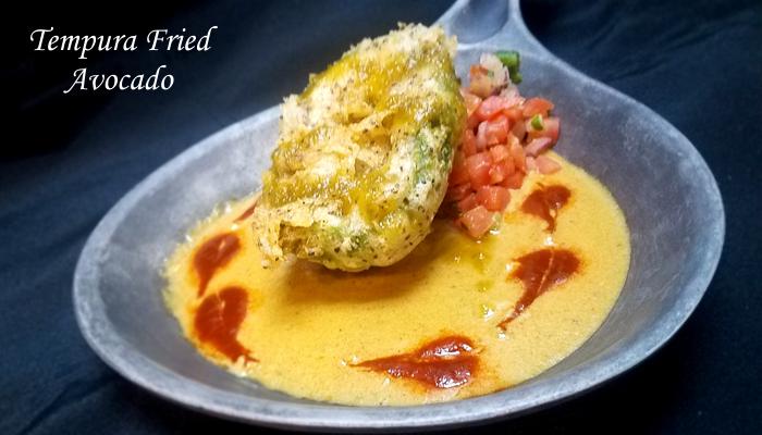 Tempura Fried Avocado on Restaurant Menu at Three Sisters Tavern and Grill